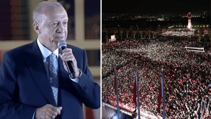 Erdoğan'dan balkon konuşması: "85 milyonun tamamı kazanmıştır" 