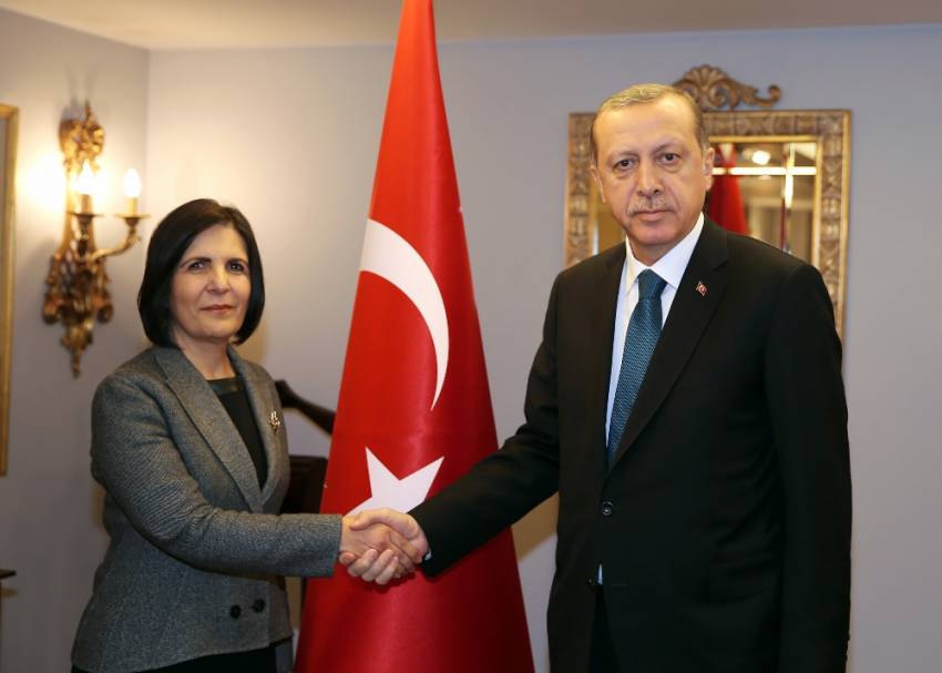 Erdoğan, KKTC Meclis Başkanı’nı kabul etti