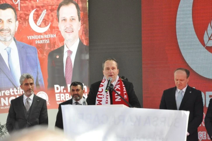 Fatih Erbakan: Bursa'dan açıklıyorum gümbür gümbür geliyoruz