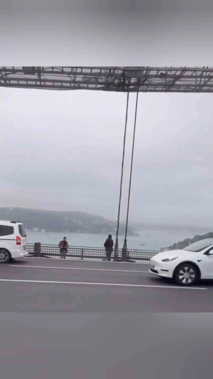 Fatih Sultan Mehmet Köprüsü’nde hareketli dakikalar
