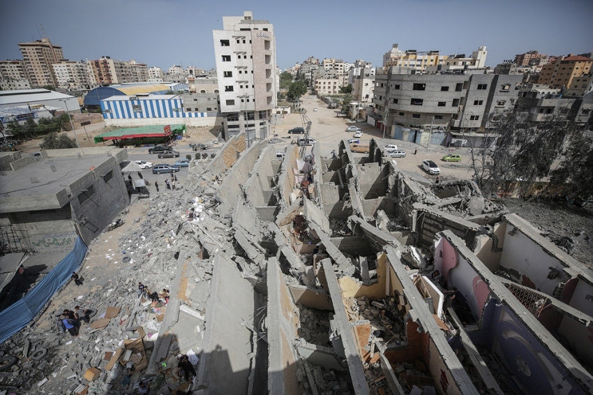 İsrail Gazze’de 800’den fazla binaya zarar verdi