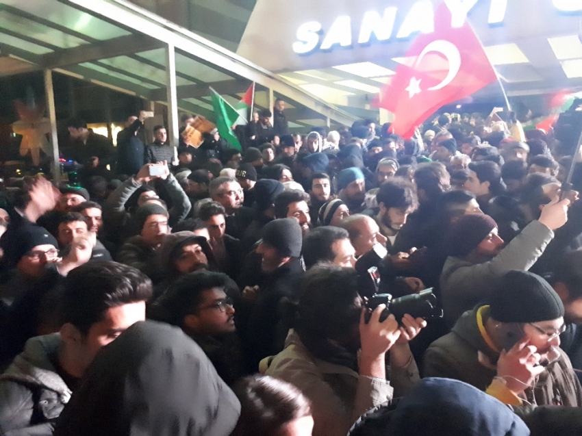 Ankara’da Kudüs protestosu