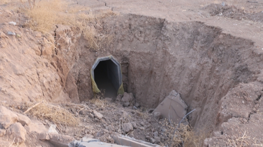 SMO askerleri PKK/YPG’ye ait tünelleri imha ediyor