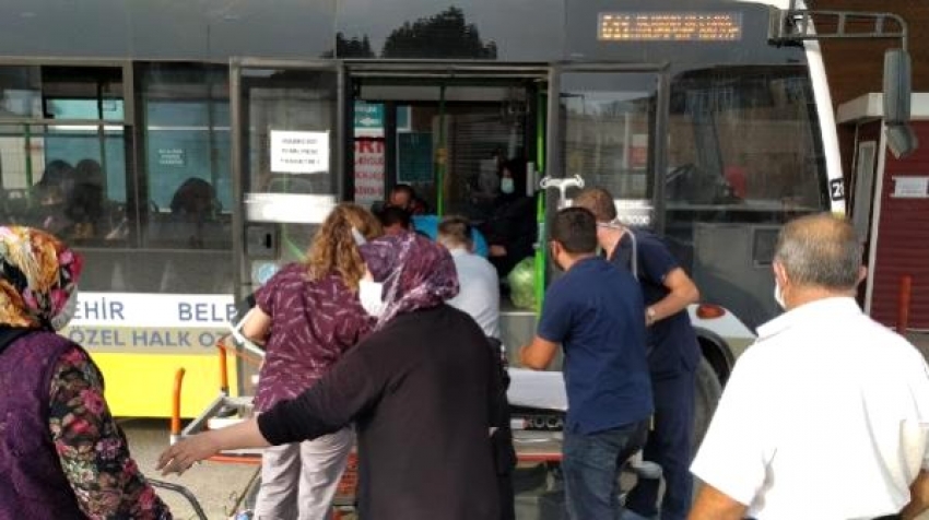 Bursa'da fenalaşan yolcuyu halk otobüsüyle hastaneye ulaştırdı
