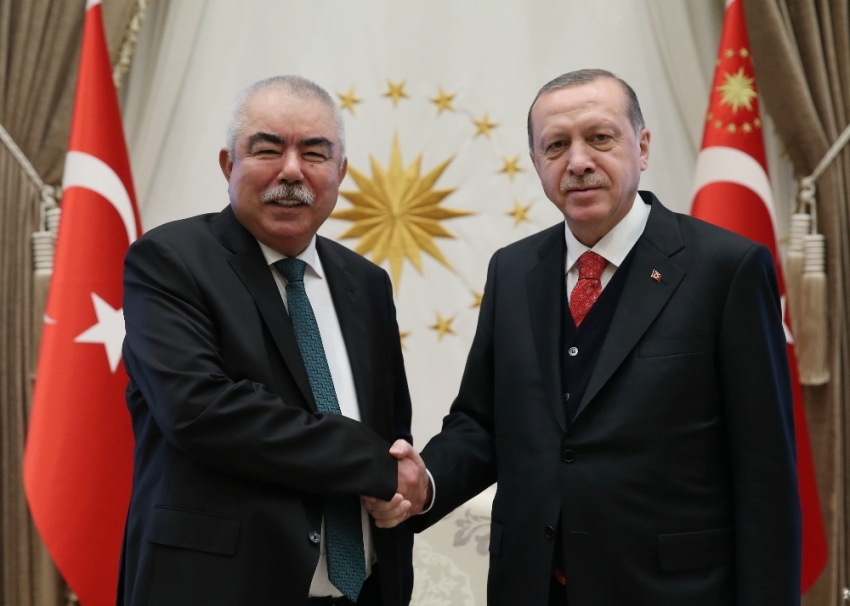 Cumhurbaşkanı Erdoğan, Raşit Dostum’u kabul etti