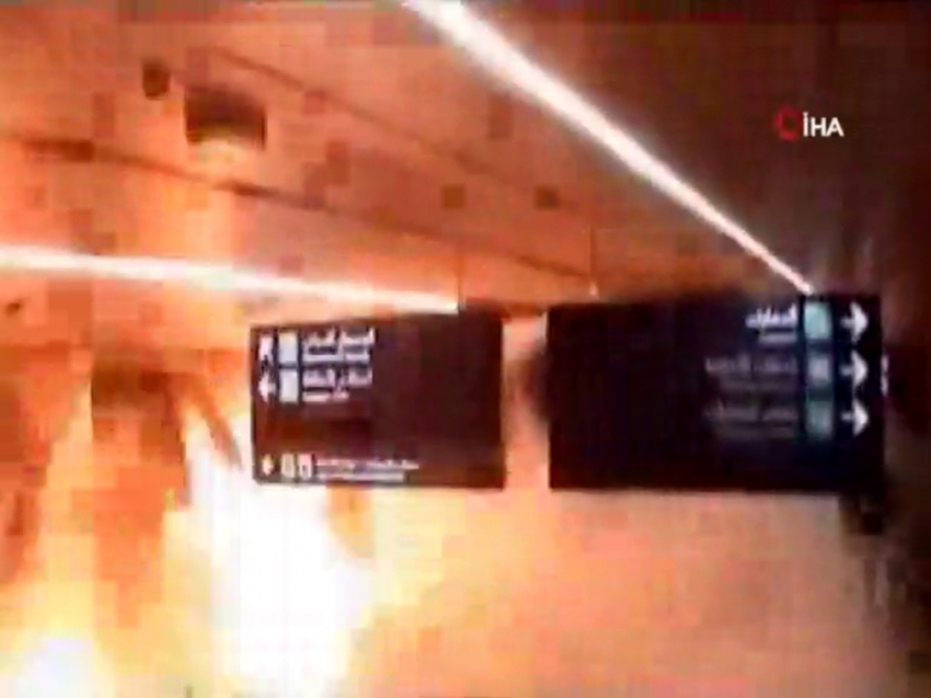 Havaalanı saldırısının görüntüleri ortaya çıktı