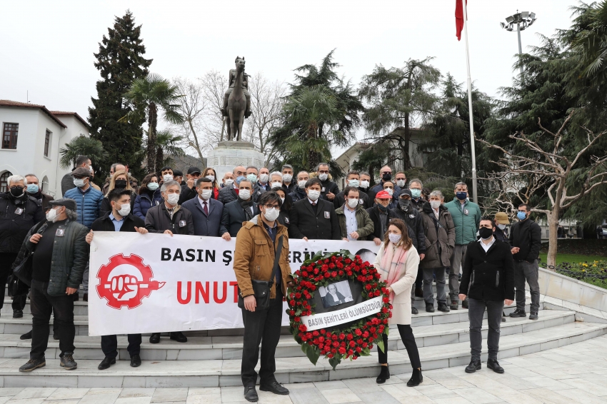 Bursa’da Uğur Mumcu'yu anma töreni