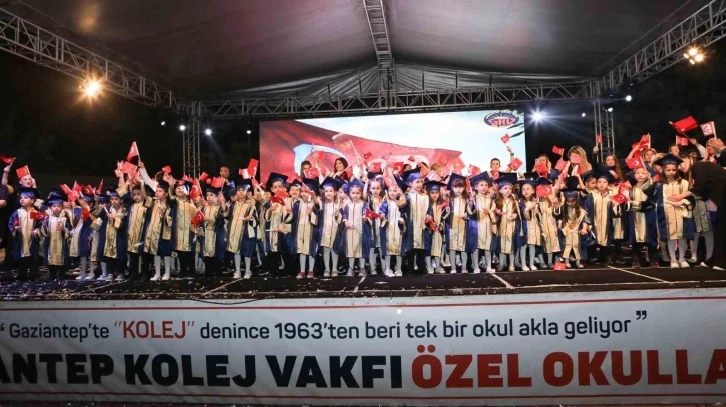 Gaziantep Kolej Vakfı Anaokulu’nda coşkulu kep töreni
