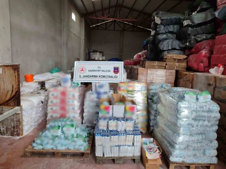 Gaziantep’te 2,5 milyon TL değerinde sahte deterjan ele geçirildi
