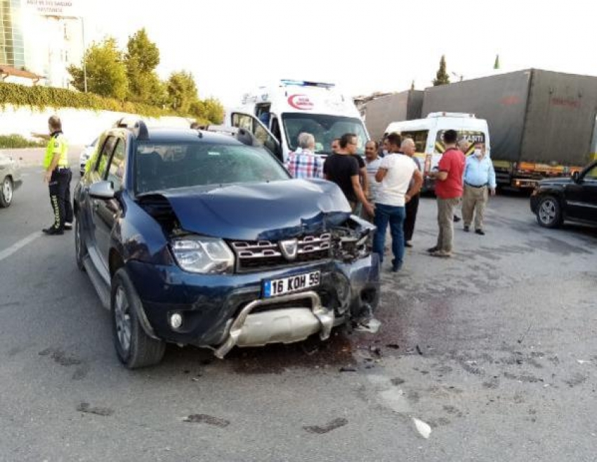 Bursa'da trafik kazası: 1 yaralı