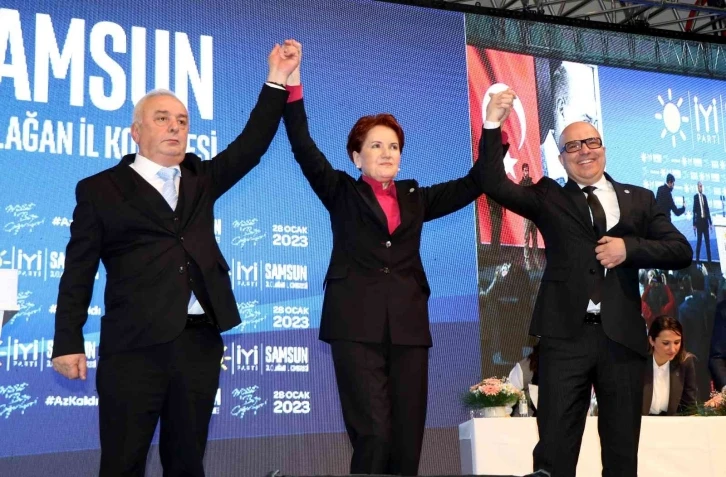 İYİ Parti Samsun İl Kongresinde Hasan Aksoy Tekrar Başkan Seçildi