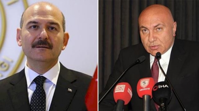 İçişleri Bakanı Süleyman Soylu'dan Samsunspor Futbol Kulübü Başkanı Yüksel Yıldırım hakkında suç duyurusu