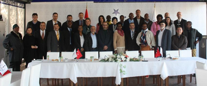 TÜMSİAD Bursa,  Afrikalı misafirlerini ağırladı