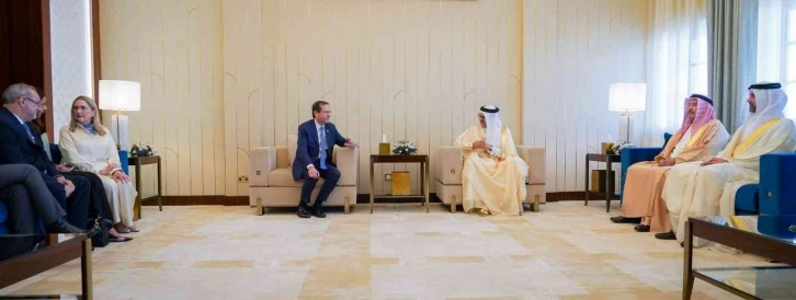 İsrail cumhurbaşkanı Herzog, Bahreyn’de