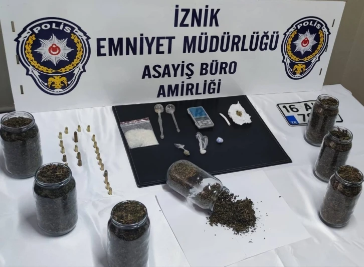 Bursa’nın İznik ilçesinde uyuşturucu operasyonu