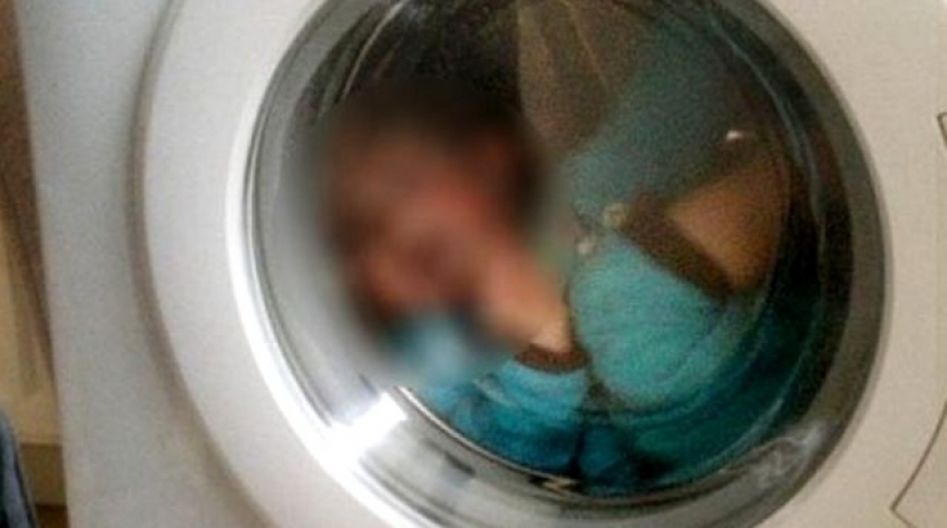 Vahşet! 3 yaşındaki oğlunu çamaşır makinesine atarak...