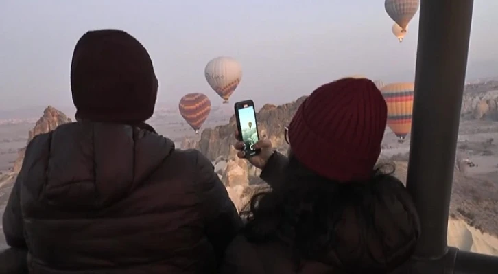 Kapadokya’yı 11 bin 761 kişi kuş bakışı izledi