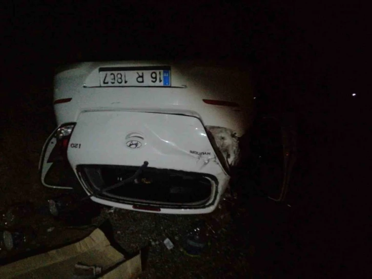 Karabük’te otomobil takla attı: 4 yaralı
