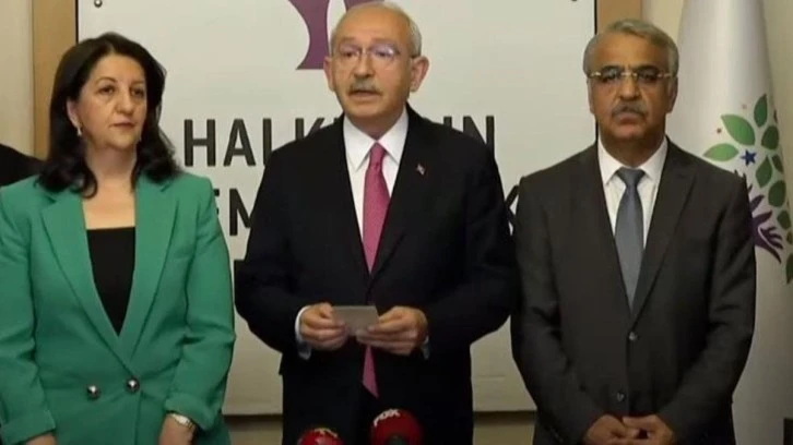 Kılıçdaroğlu ile HDP eş başkanlarının görüşmesi sona erdi