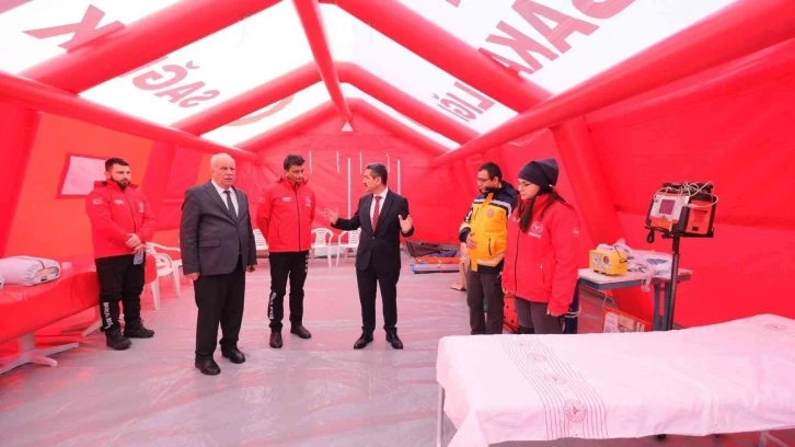 Kırklareli’de "Acil Sağlık Hizmetleri Hastası" çerçevesinde Tıbbi Uç Nokta Çadırı kuruldu
