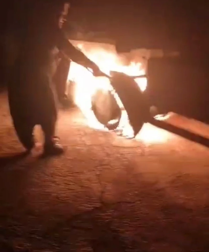 Konya’da dinlenme tesisinde tırda yangın

