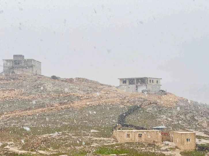 Mardin’de yılın ilk karı lapa lapa yağdı
