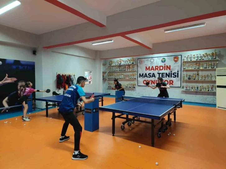 Mardin’in masa tenisi kız takımı Avrupa’da boy gösterecek
