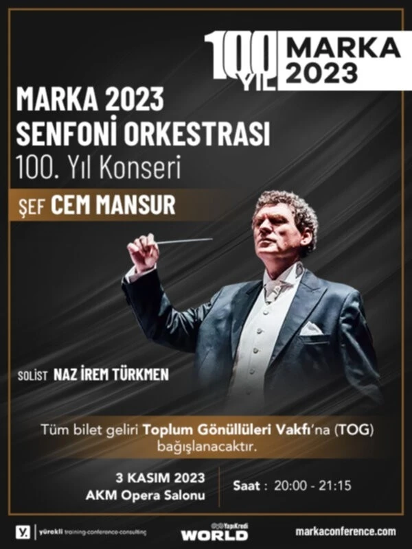 MARKA 2023 Senfoni Orkestrası’ndan "100. Yıl Konseri"
