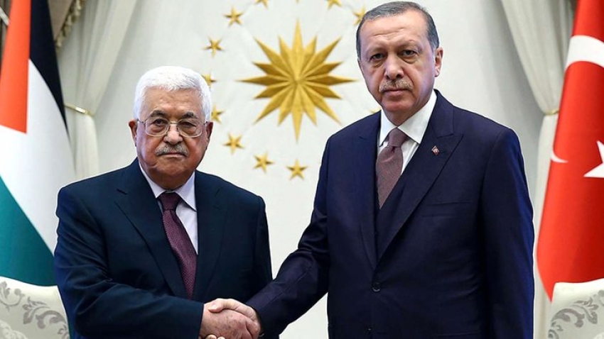 Erdoğan ve Abbas görüşmesi