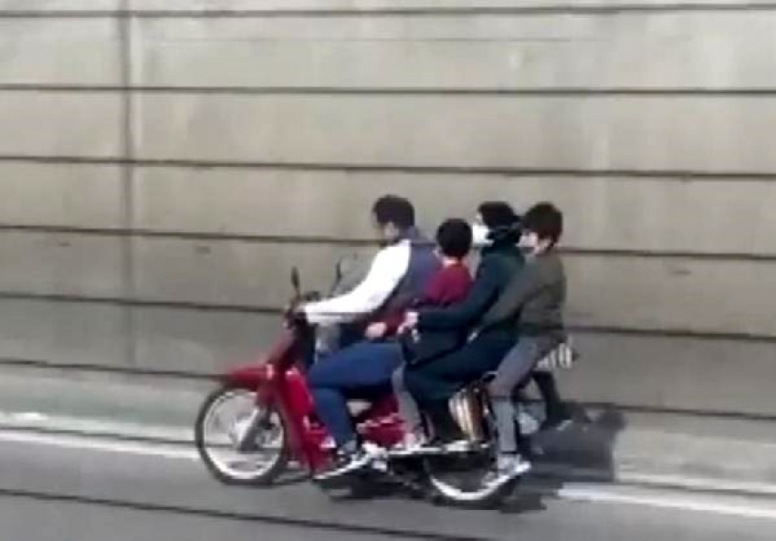 Bursa'da çocukların canını düşünmeyen sürücü