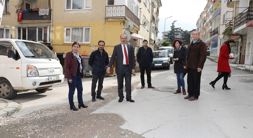 Türkyılmaz’dan, Mudanya'da mahalle ziyaretleri