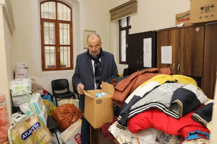 Mudanya Belediyesi'nden depremzedelere yardım kampanyası 
