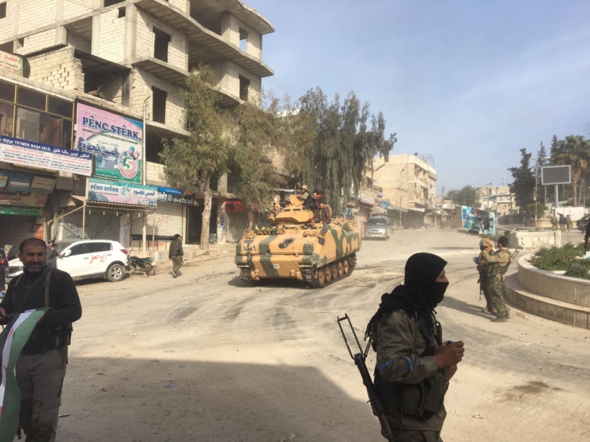 ÖSO Afrin’de bir mahallede kontrolü sağladı