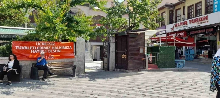 Osmangazi’de tuvaletlerin ücretsiz olması yargıya takıldı