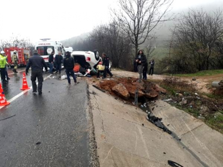 Bursa-Ankara yolunda kaza
