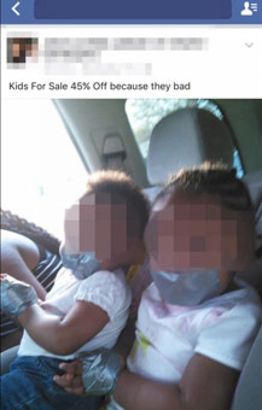 Çocuklarını internette satışa çıkardı!