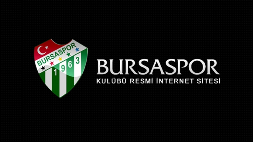 Bursaspor'dan geçmiş olsun mesajı