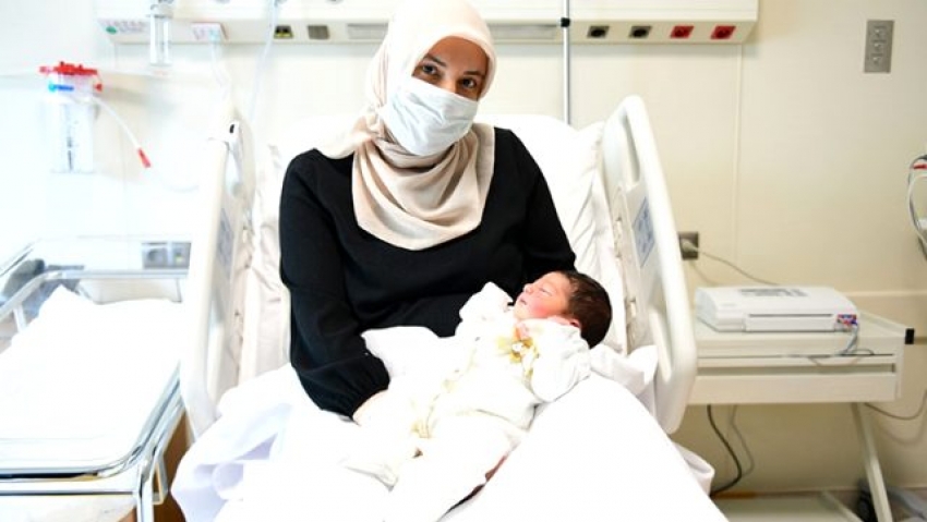 Erdoğan'ın açtığı hastanede doğan ilk bebeğe hastanenin adı verildi