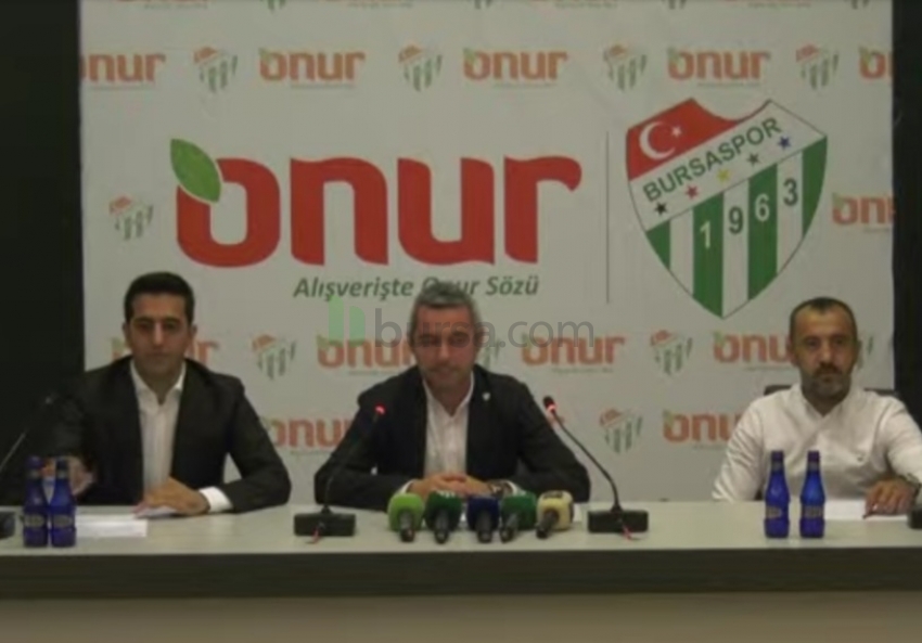 Bursaspor'un forma kol sponsoru belli oldu