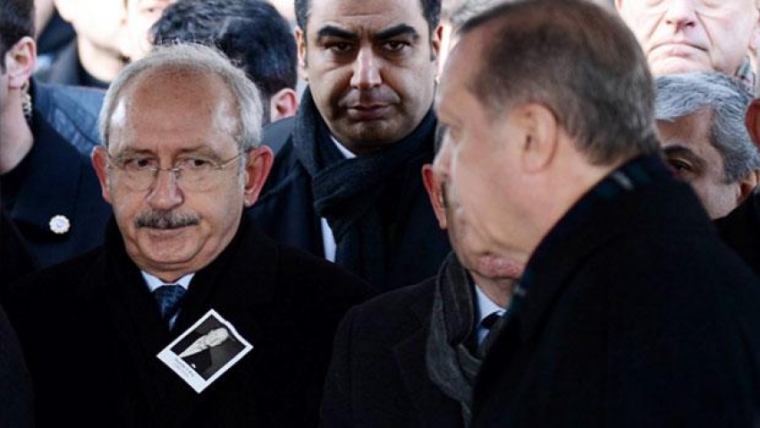 Erdoğan ve Kılıçdaroğlu Mustafa Koç'un cenaze töreninde selamlaşmadı