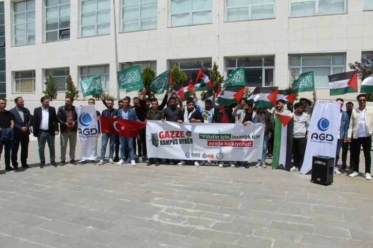 Şırnak’ta üniversite öğrencilerinden ABD’deki protestolara destek
