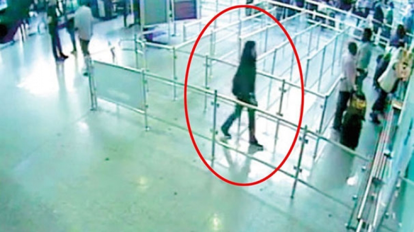 Kadın terörist havalimanında yakalandı!