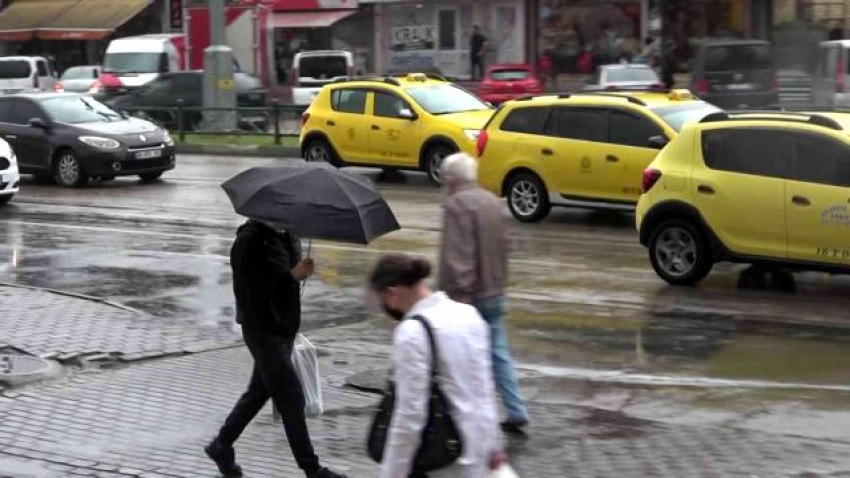 Bursa'da şiddetli yağmur!