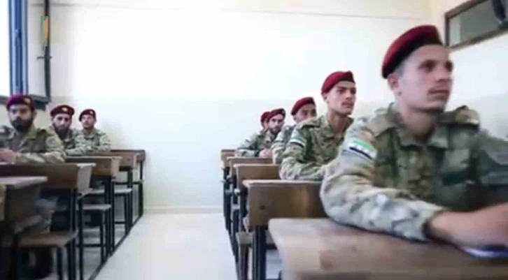 Suriye Milli Ordusu askerlerinin eğitimi için Savunma Bakanlığı Harp Okulu açıldı
