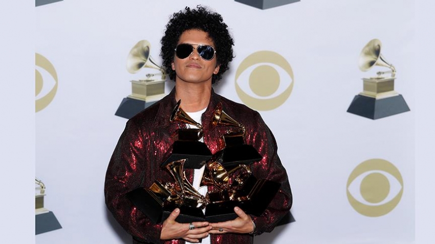 Grammy ödüllerine Bruno Mars damgası