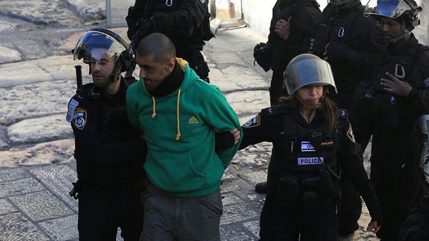 İsrail polisinden göstericilere müdahale