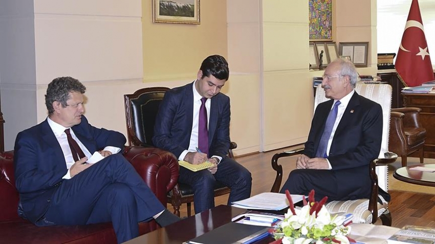 Kılıçdaroğlu İsveç Büyükelçisi Wahlund'u kabul etti
