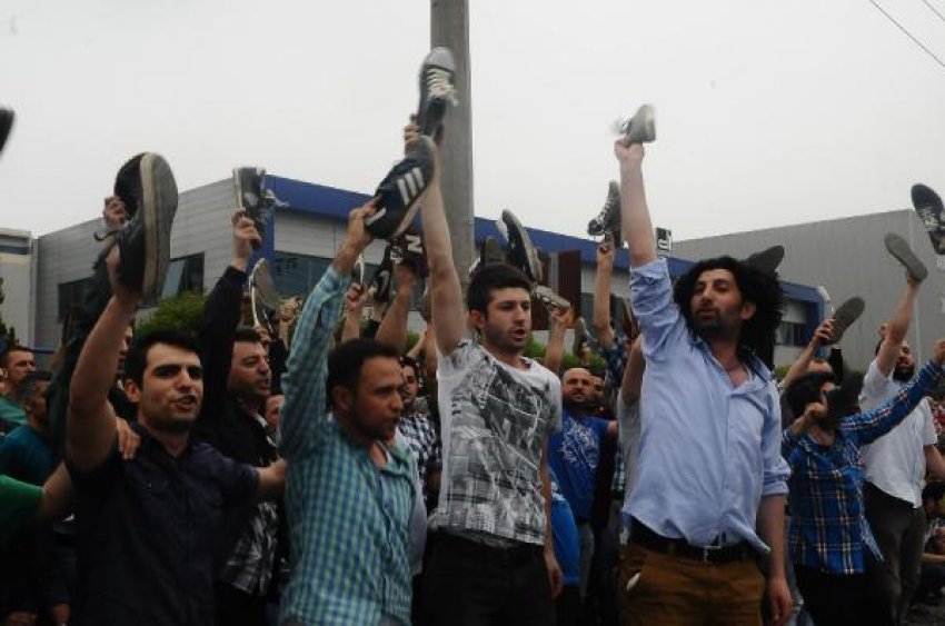 Bursa'da işçi eyleminde 10 gözaltı!