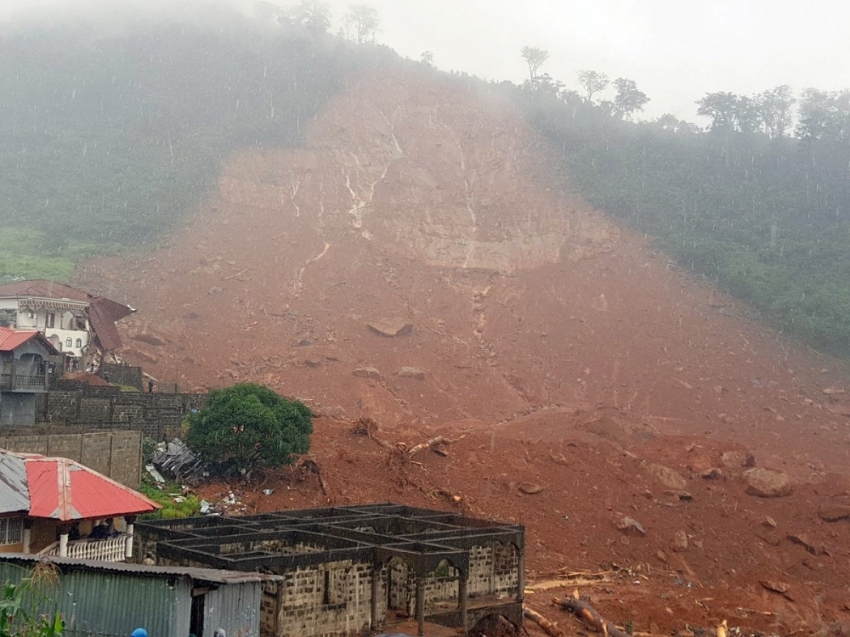 Sierra  Leone'de toprak kayması: 600 kişi kayıp