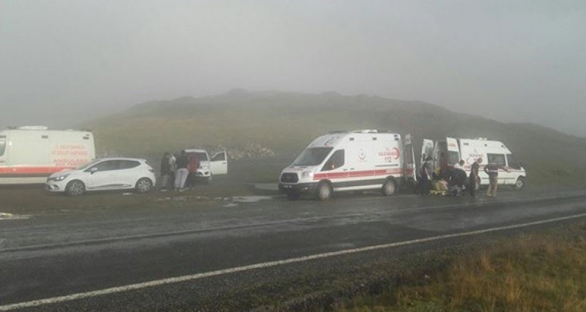Trabzon'da yaylaya yıldırım düştü: 4 Arap turist yaralı